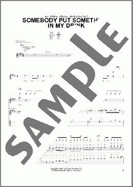 Somebody Put Something In My Drink(Children Of Bodom/Ramones) 楽譜 ギター（ソロ） ダウンロード