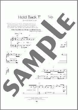 Hold Back The River(James Bay) 楽譜 その他 ダウンロード