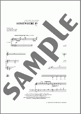 Somewhere In The Silence(Joseph M. Martin) 楽譜 ピアノ & ボーカル ダウンロード