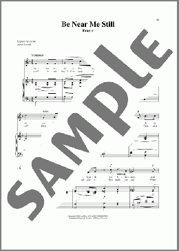 Be Near Me Still (arr. Richard Walters) (High Voice)(Ferdinand Hiller) 楽譜 ピアノ & ボーカル ダウンロード