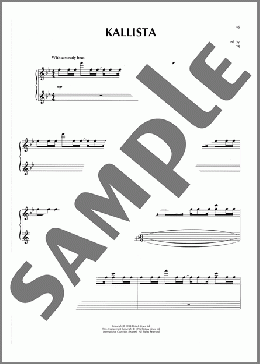 Kallista(Chip Davis) 楽譜 ピアノ（ソロ） ダウンロード