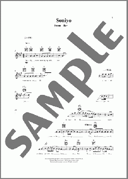 Soniyo (from RAAZ - The Mystery Continues)(Raju Singh, Sonu Nigam and Shreya Ghoshal) 楽譜 その他 ダウンロード