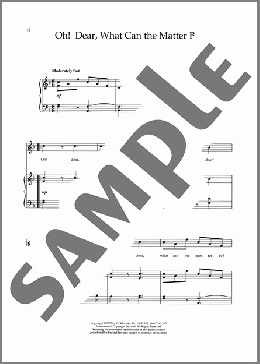 Oh Dear! What Can The Matter Be?(Traditional) 楽譜 ピアノ & ボーカル ダウンロード