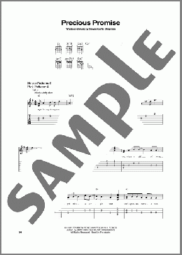 Precious Promise(Steven Curtis Chapman) 楽譜 ギター（ソロ） ダウンロード