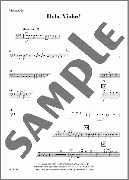 Hola, Violas! - Violoncello(Ingrid Koller) 楽譜 オーケストラ（パート） ダウンロード
