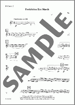 Prohibition Era March (arr. Clarence Barber) - Cornet 2(L.G. del Castillo) 楽譜 その他 ダウンロード