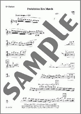 Prohibition Era March (arr. Clarence Barber) - Eb Clarinet(L.G. del Castillo) 楽譜 その他 ダウンロード