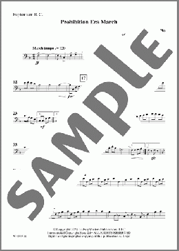 Prohibition Era March (arr. Clarence Barber) - Euphonium(L.G. del Castillo) 楽譜 その他 ダウンロード