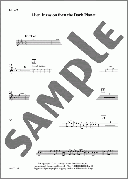 Alien Invasion From The Dark Planet - Flute 2(Brian Monroe) 楽譜 その他 ダウンロード