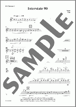Interstate 90 - Clarinet 1(Alan Shulman) 楽譜 その他 ダウンロード