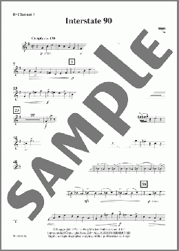 Interstate 90 - Clarinet 3(Alan Shulman) 楽譜 その他 ダウンロード