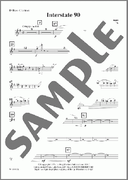Interstate 90 - Bass Clarinet(Alan Shulman) 楽譜 その他 ダウンロード