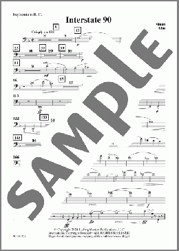 Interstate 90 - Euphonium BC(Alan Shulman) 楽譜 その他 ダウンロード
