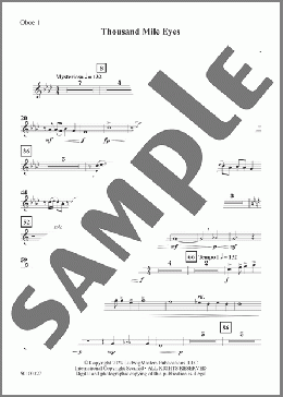Thousand Mile Eyes - Oboe 1(Mark Fabio) 楽譜 その他 ダウンロード