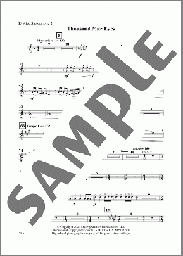 Thousand Mile Eyes - Alto Saxophone 2(Mark Fabio) 楽譜 その他 ダウンロード
