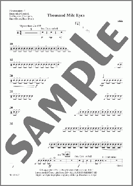 Thousand Mile Eyes - Percussion 4(Mark Fabio) 楽譜 その他 ダウンロード
