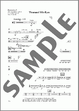 Thousand Mile Eyes - Percussion 5(Mark Fabio) 楽譜 その他 ダウンロード