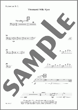 Thousand Mile Eyes - Euphonium BC(Mark Fabio) 楽譜 その他 ダウンロード