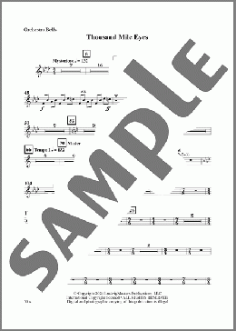 Thousand Mile Eyes - Orchestra Bells(Mark Fabio) 楽譜 その他 ダウンロード