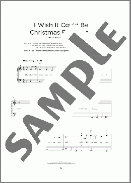 I Wish It Could Be Christmas Every Day(Wizzard) 楽譜 その他 ダウンロード