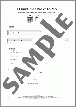 I Can't Get Next To You(The Temptations) 楽譜 その他 ダウンロード
