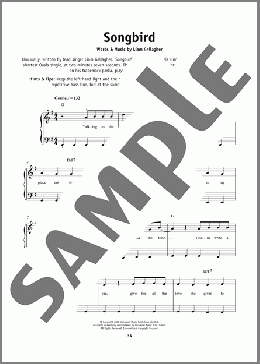 Songbird(Oasis) 楽譜 その他 ダウンロード
