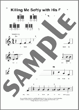 Killing Me Softly With His Song(Roberta Flack) 楽譜 ピアノ（ソロ） ダウンロード