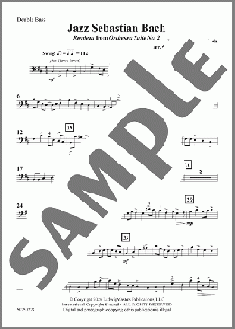 Jazz Sebastian Bach - Bass(J.S. Bach) 楽譜 オーケストラ（パート） ダウンロード