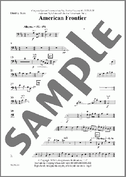 American Frontier - Bass(Joshua Reznicow) 楽譜 オーケストラ（パート） ダウンロード