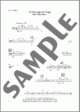 All Through The Night (arr. David M Martin) - Bass(Traditional) 楽譜 オーケストラ（パート） ダウンロード