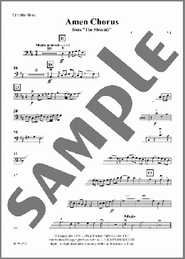Amen Chorus (from The Messiah) (arr. Vanessa Fanning) - Bass(George Frideric Handel) 楽譜 オーケストラ（パート） ダウンロード