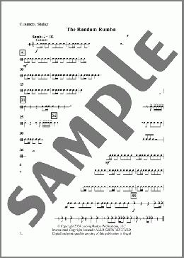 The Random Rumba - Percussion 2(David Bobrowitz) 楽譜 オーケストラ（パート） ダウンロード