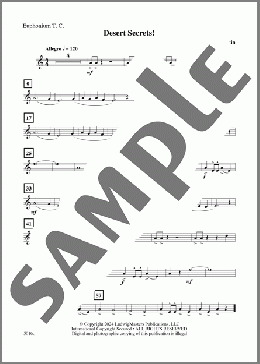 Desert Secrets! - Euphonium TC(David M. Martin) 楽譜 その他 ダウンロード