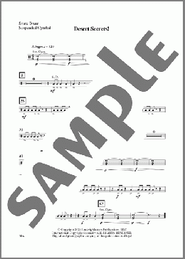 Desert Secrets! - Suspended Cymbal/Snare Drum(David M. Martin) 楽譜 その他 ダウンロード
