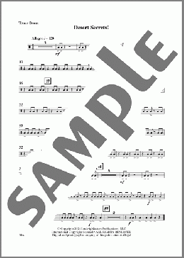 Desert Secrets! - Tenor Drum(David M. Martin) 楽譜 その他 ダウンロード
