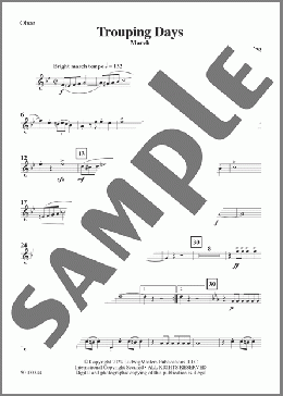 Trouping Days (arr. Gene Milford) - Oboe(Karl King) 楽譜 その他 ダウンロード