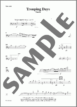 Trouping Days (arr. Gene Milford) - Bassoon(Karl King) 楽譜 その他 ダウンロード