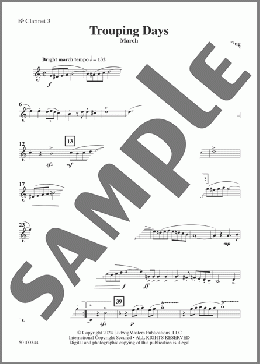 Trouping Days (arr. Gene Milford) - Clarinet 3(Karl King) 楽譜 その他 ダウンロード