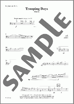 Trouping Days (arr. Gene Milford) - Euphonium(Karl King) 楽譜 その他 ダウンロード