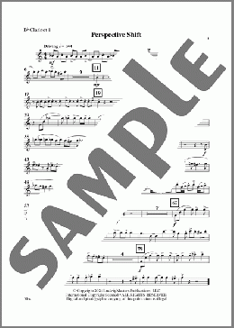 Perspective Shift - Clarinet 1(Chris Campbell) 楽譜 その他 ダウンロード
