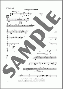 Perspective Shift - Clarinet 2(Chris Campbell) 楽譜 その他 ダウンロード