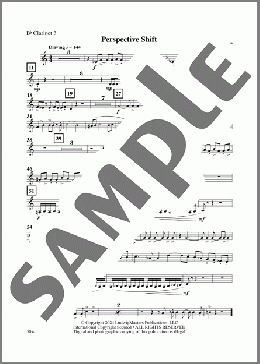 Perspective Shift - Clarinet 3(Chris Campbell) 楽譜 その他 ダウンロード
