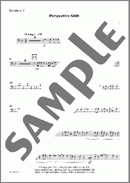 Perspective Shift - Trombone 2(Chris Campbell) 楽譜 その他 ダウンロード