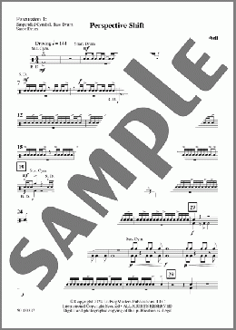 Perspective Shift - Percussion 1(Chris Campbell) 楽譜 その他 ダウンロード