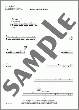 Perspective Shift - Percussion 2(Chris Campbell) 楽譜 その他 ダウンロード