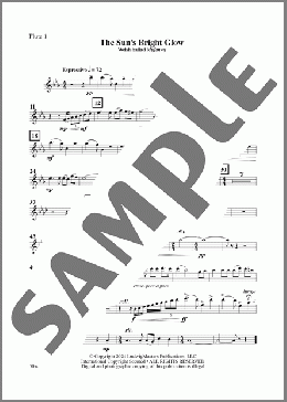 The Sun's Bright Glow (arr. Gene Milford) - Flute 1(Joseph Parry) 楽譜 その他 ダウンロード