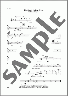 The Sun's Bright Glow (arr. Gene Milford) - Flute 2(Joseph Parry) 楽譜 その他 ダウンロード