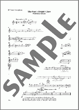 The Sun's Bright Glow (arr. Gene Milford) - Tenor Saxophone(Joseph Parry) 楽譜 その他 ダウンロード