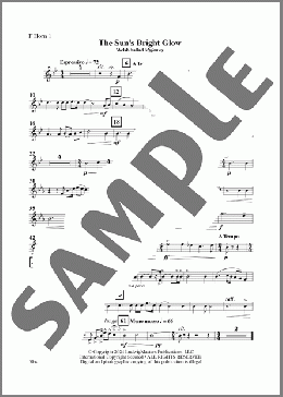 The Sun's Bright Glow (arr. Gene Milford) - Horn 1(Joseph Parry) 楽譜 その他 ダウンロード
