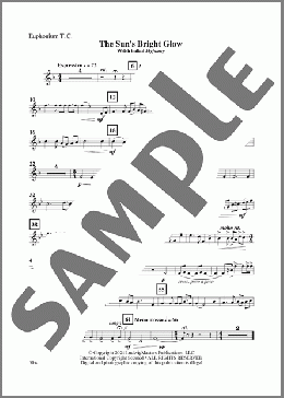The Sun's Bright Glow (arr. Gene Milford) - Euphonium TC(Joseph Parry) 楽譜 その他 ダウンロード